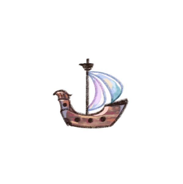Wooden Toy Boat