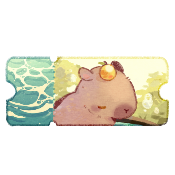 Capybara Stamp