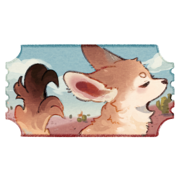 Fennec Fox Stamp